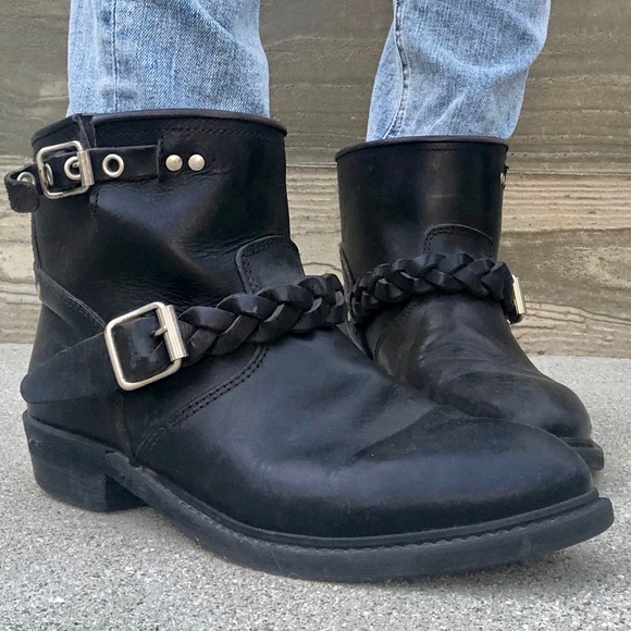 golden goose biker boots
